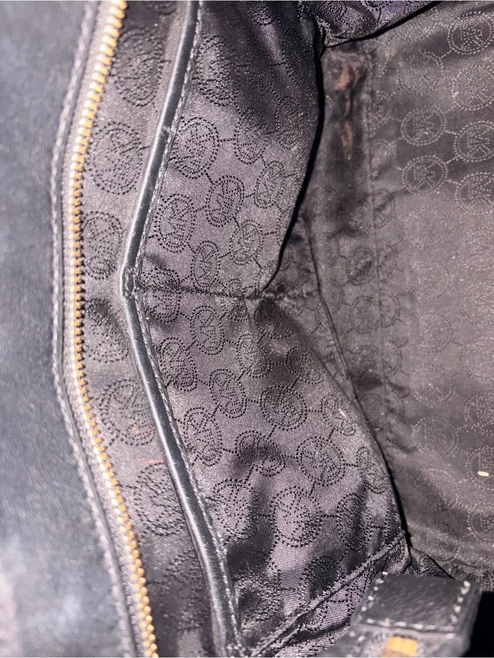 Michael Kors structured leather